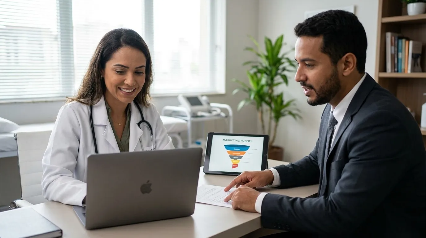 Funil de marketing médico: passo a passo ético para clínicas
